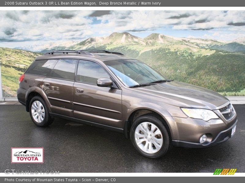 Deep Bronze Metallic / Warm Ivory 2008 Subaru Outback 3.0R L.L.Bean Edition Wagon