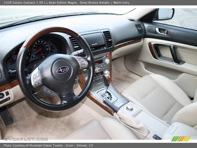 Deep Bronze Metallic / Warm Ivory 2008 Subaru Outback 3.0R L.L.Bean Edition Wagon