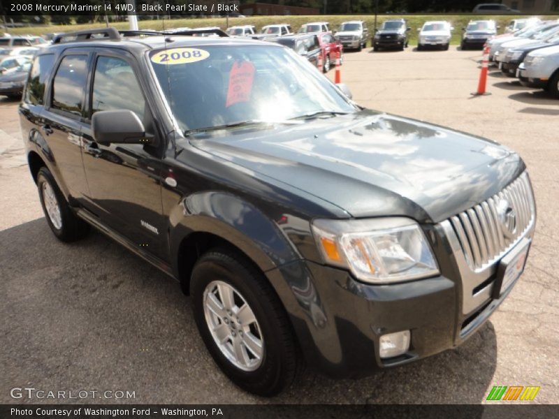 Black Pearl Slate / Black 2008 Mercury Mariner I4 4WD