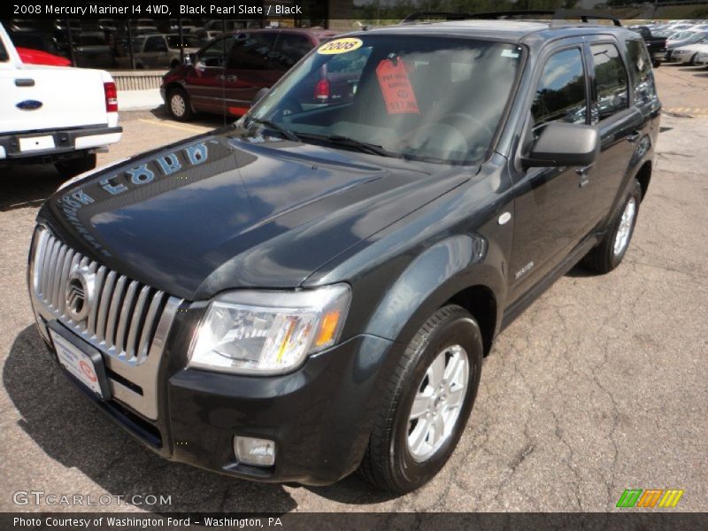 Black Pearl Slate / Black 2008 Mercury Mariner I4 4WD