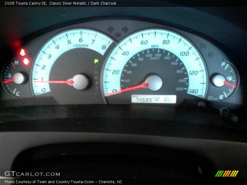 Classic Silver Metallic / Dark Charcoal 2008 Toyota Camry SE