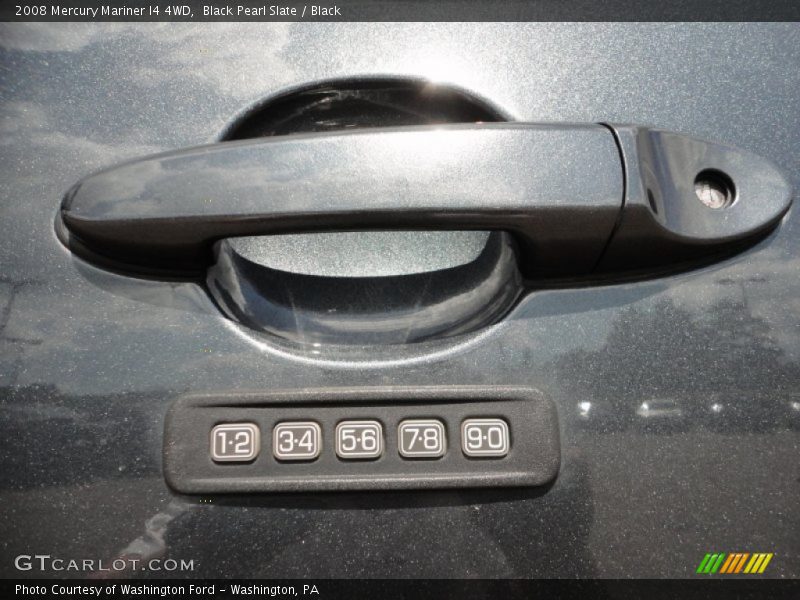 Black Pearl Slate / Black 2008 Mercury Mariner I4 4WD