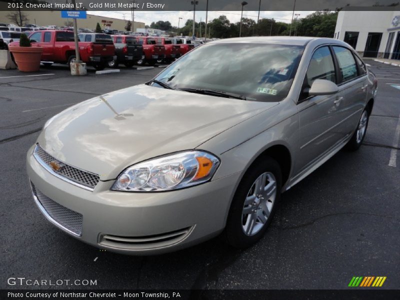 Gold Mist Metallic / Ebony 2012 Chevrolet Impala LT