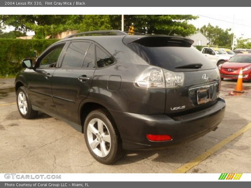 Flint Gray Mica / Black 2004 Lexus RX 330