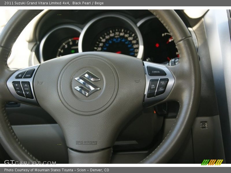 Black Pearl / Beige 2011 Suzuki Grand Vitara Limited 4x4