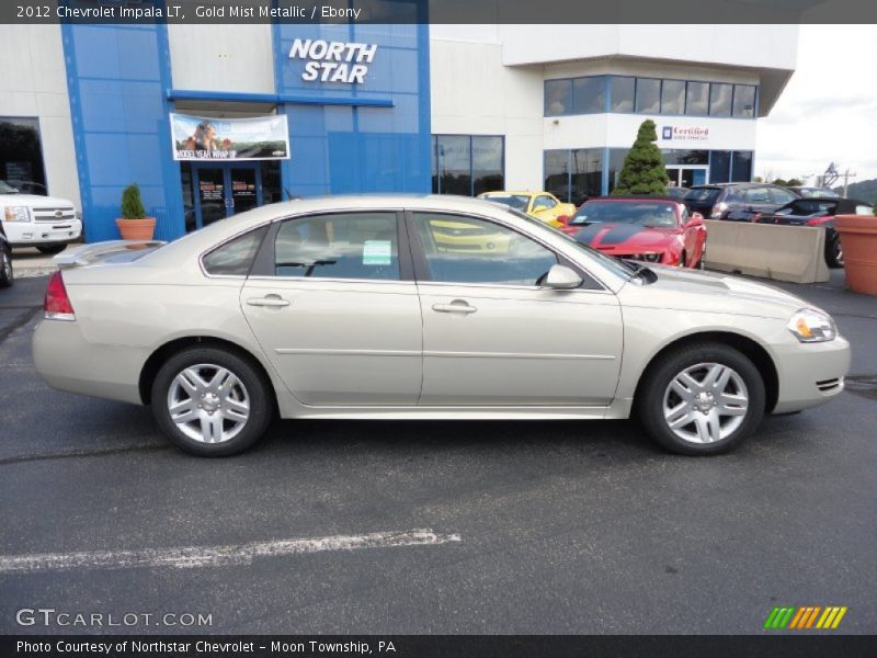 Gold Mist Metallic / Ebony 2012 Chevrolet Impala LT