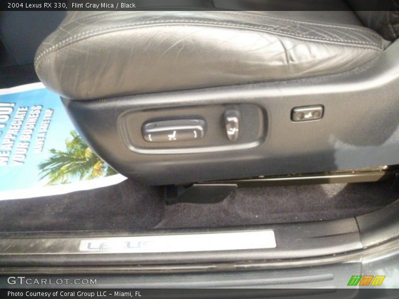 Flint Gray Mica / Black 2004 Lexus RX 330