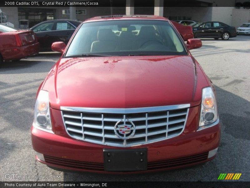 Crystal Red / Cashmere/Cocoa 2008 Cadillac DTS