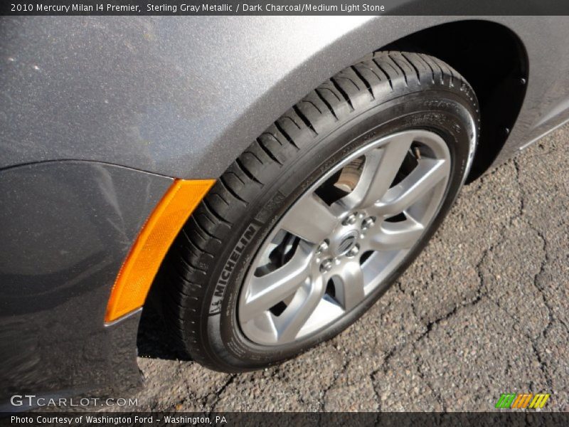 Sterling Gray Metallic / Dark Charcoal/Medium Light Stone 2010 Mercury Milan I4 Premier