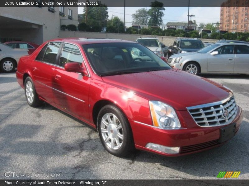 Crystal Red / Cashmere/Cocoa 2008 Cadillac DTS