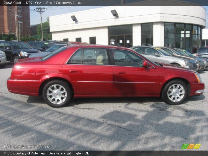 Crystal Red / Cashmere/Cocoa 2008 Cadillac DTS