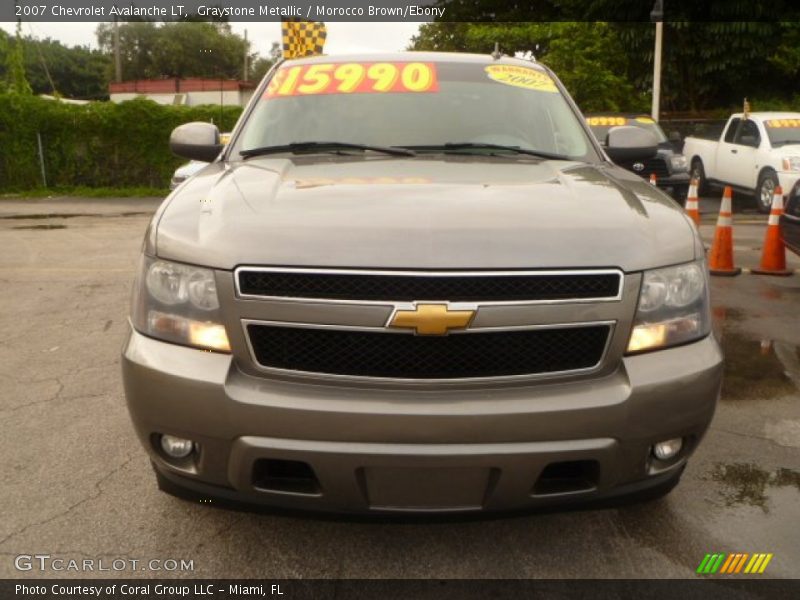 Graystone Metallic / Morocco Brown/Ebony 2007 Chevrolet Avalanche LT