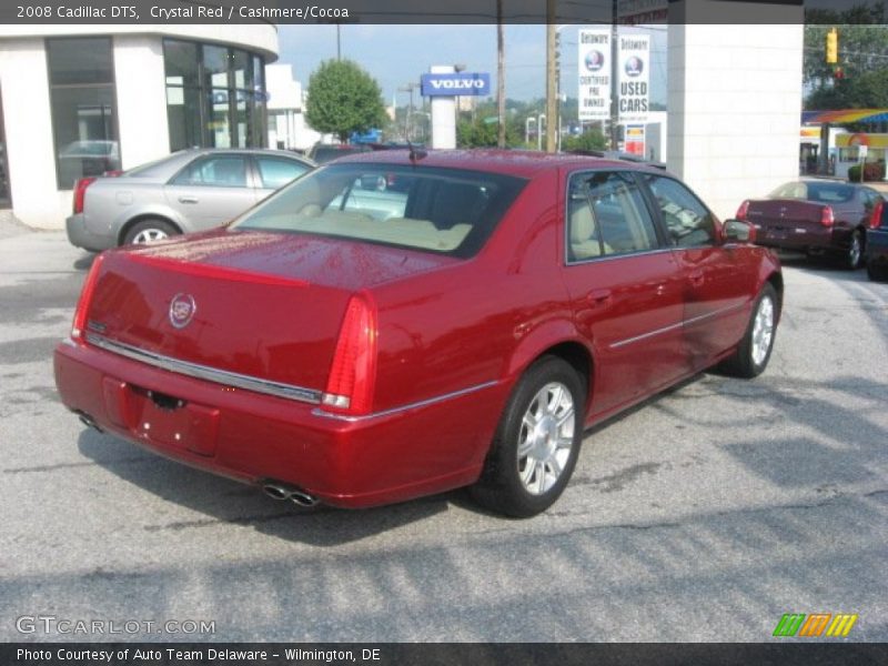 Crystal Red / Cashmere/Cocoa 2008 Cadillac DTS