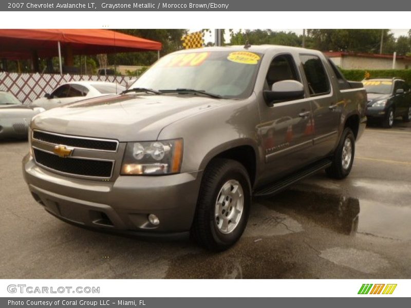 Graystone Metallic / Morocco Brown/Ebony 2007 Chevrolet Avalanche LT