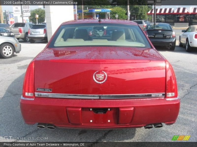 Crystal Red / Cashmere/Cocoa 2008 Cadillac DTS