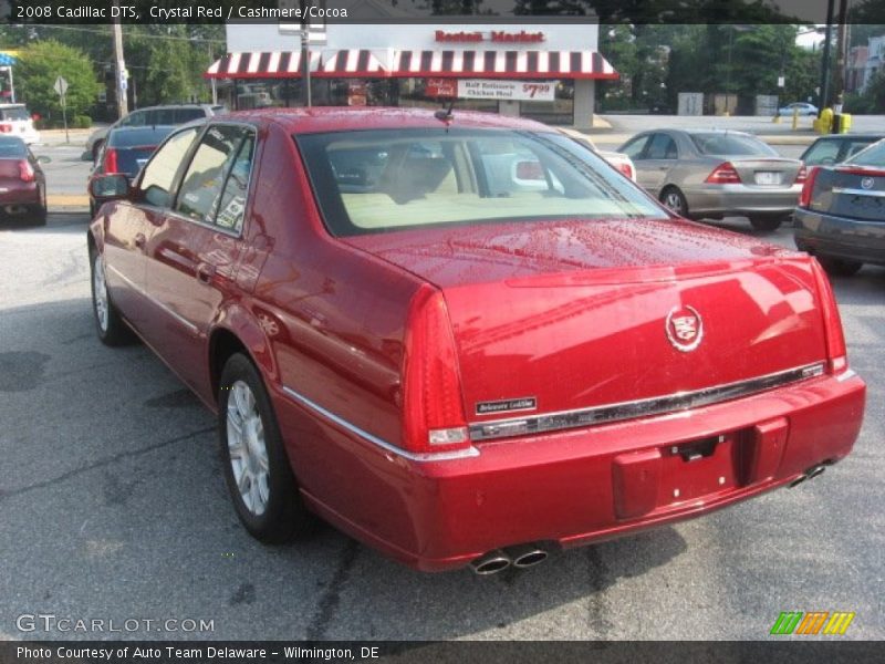 Crystal Red / Cashmere/Cocoa 2008 Cadillac DTS