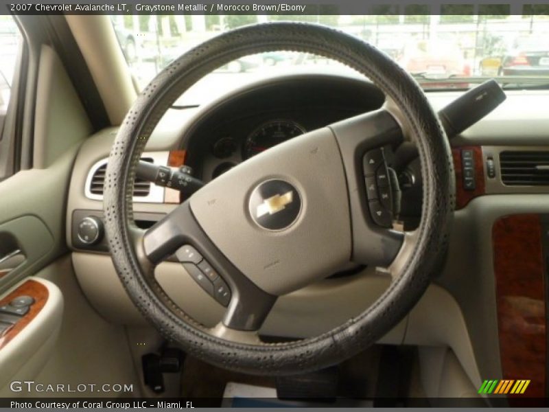 Graystone Metallic / Morocco Brown/Ebony 2007 Chevrolet Avalanche LT
