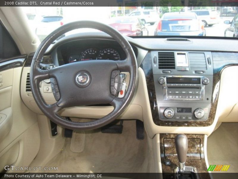 Crystal Red / Cashmere/Cocoa 2008 Cadillac DTS