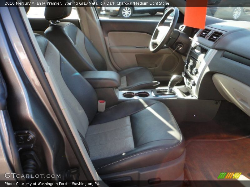 Sterling Gray Metallic / Dark Charcoal/Medium Light Stone 2010 Mercury Milan I4 Premier