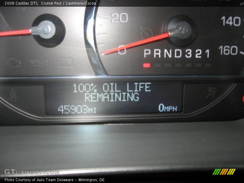 Crystal Red / Cashmere/Cocoa 2008 Cadillac DTS