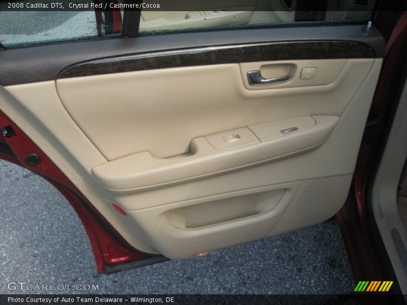 Crystal Red / Cashmere/Cocoa 2008 Cadillac DTS