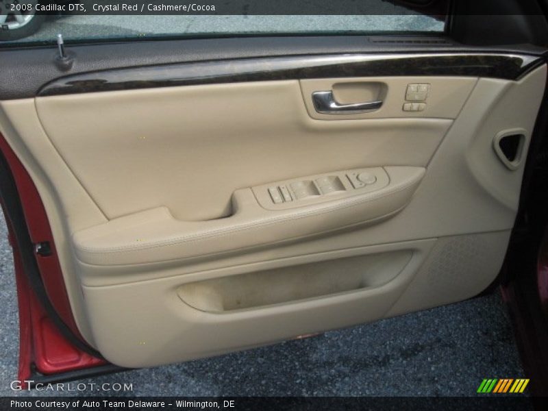 Crystal Red / Cashmere/Cocoa 2008 Cadillac DTS