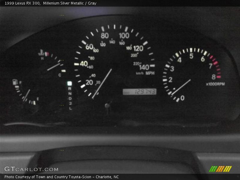 Millenium Silver Metallic / Gray 1999 Lexus RX 300