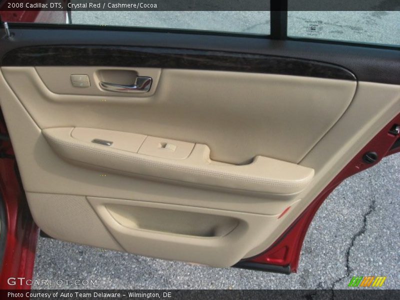 Crystal Red / Cashmere/Cocoa 2008 Cadillac DTS