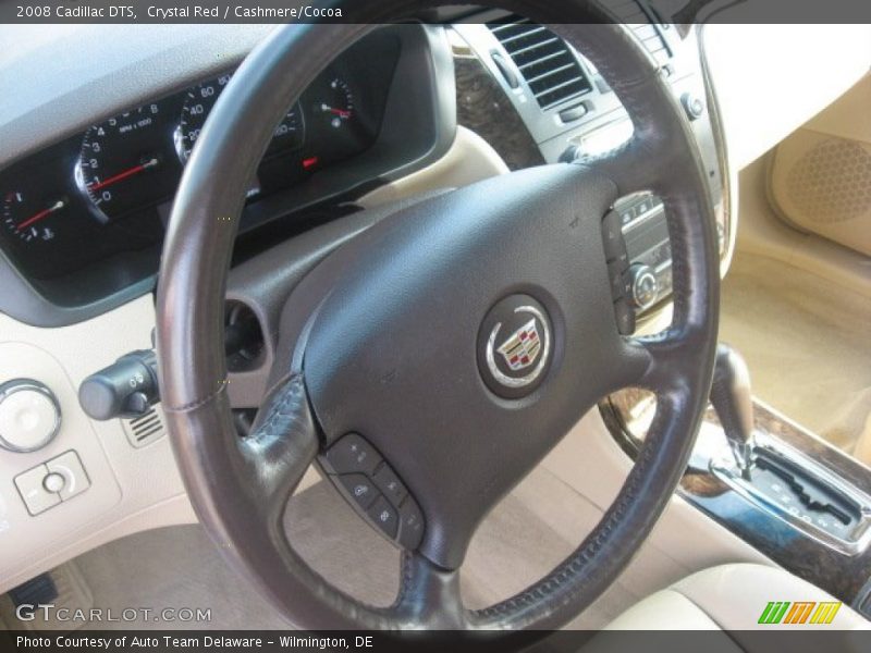 Crystal Red / Cashmere/Cocoa 2008 Cadillac DTS