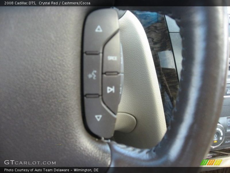 Crystal Red / Cashmere/Cocoa 2008 Cadillac DTS