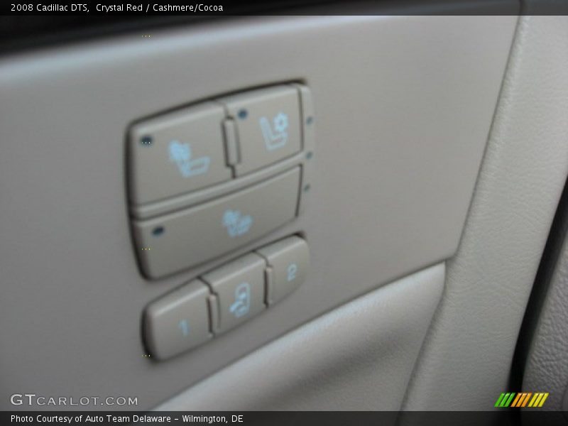 Crystal Red / Cashmere/Cocoa 2008 Cadillac DTS