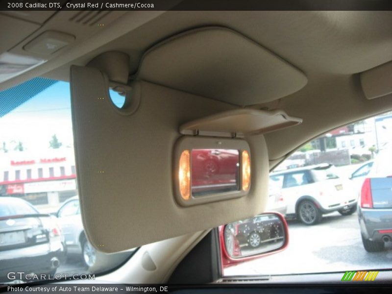 Crystal Red / Cashmere/Cocoa 2008 Cadillac DTS