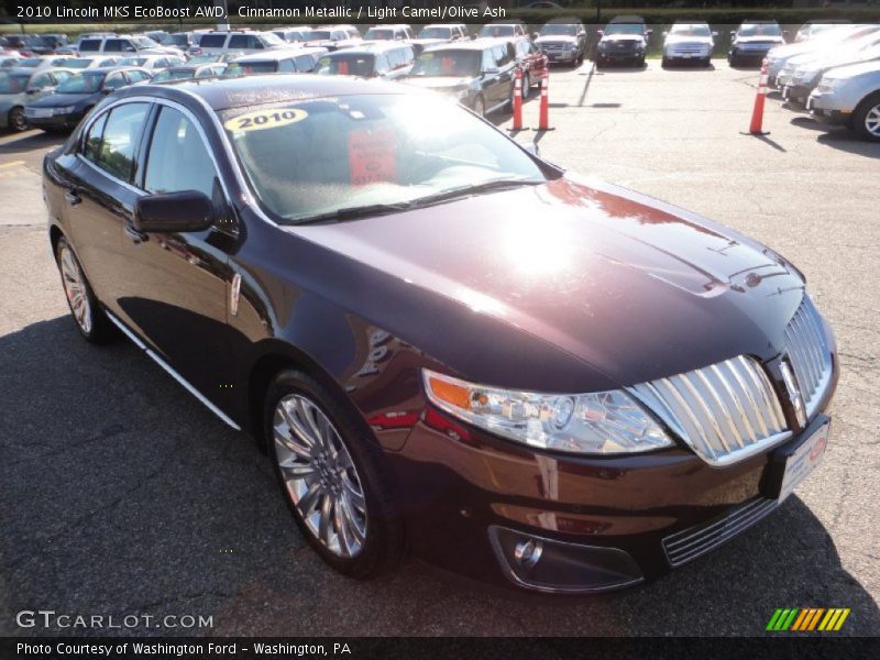 Cinnamon Metallic / Light Camel/Olive Ash 2010 Lincoln MKS EcoBoost AWD