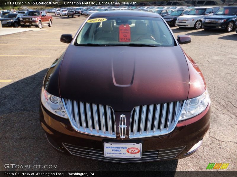 Cinnamon Metallic / Light Camel/Olive Ash 2010 Lincoln MKS EcoBoost AWD