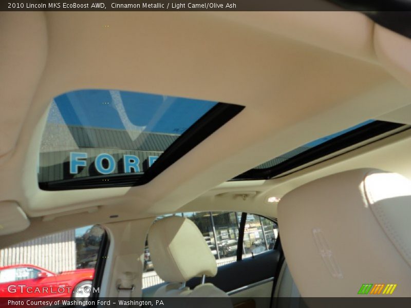 Cinnamon Metallic / Light Camel/Olive Ash 2010 Lincoln MKS EcoBoost AWD