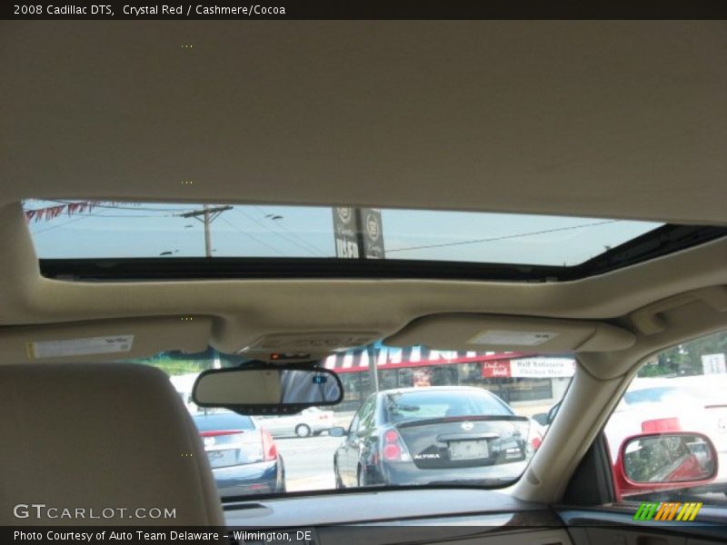 Crystal Red / Cashmere/Cocoa 2008 Cadillac DTS