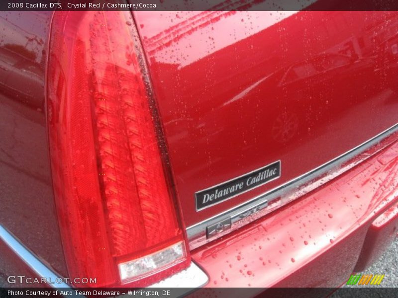Crystal Red / Cashmere/Cocoa 2008 Cadillac DTS
