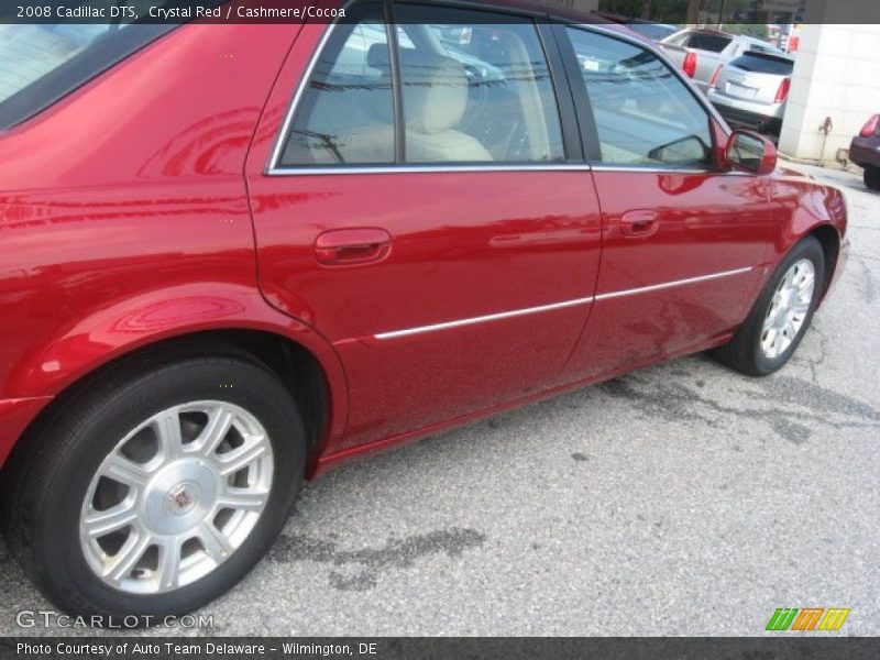 Crystal Red / Cashmere/Cocoa 2008 Cadillac DTS