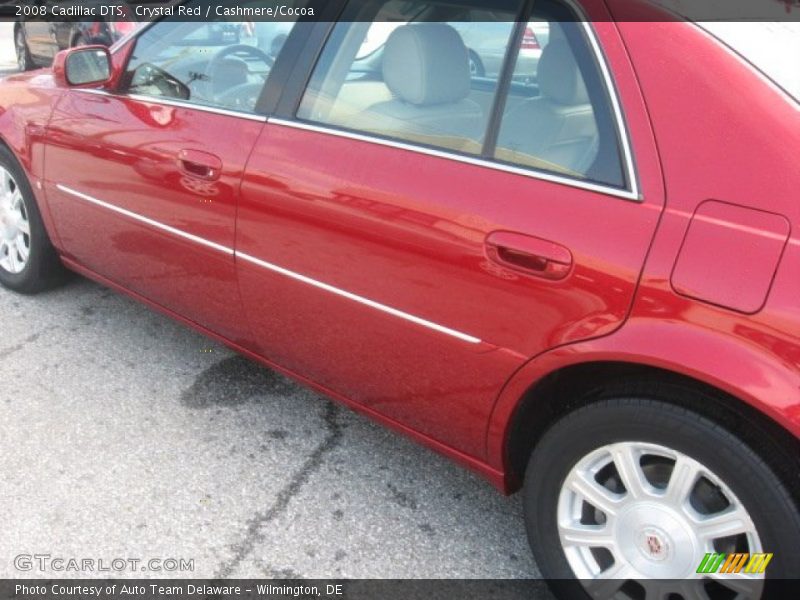 Crystal Red / Cashmere/Cocoa 2008 Cadillac DTS