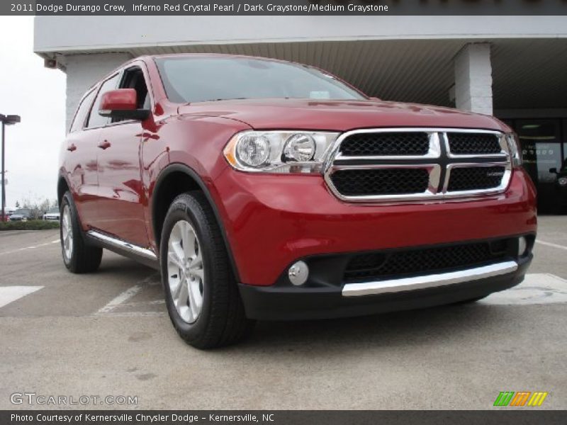 Front 3/4 View of 2011 Durango Crew