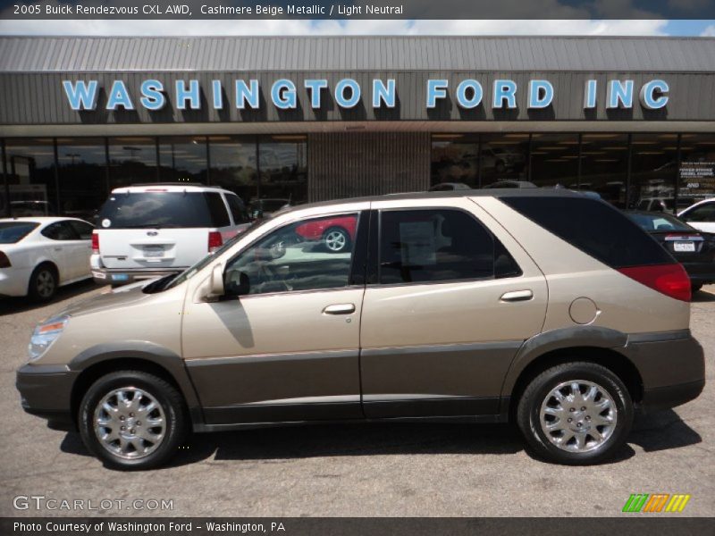 Cashmere Beige Metallic / Light Neutral 2005 Buick Rendezvous CXL AWD