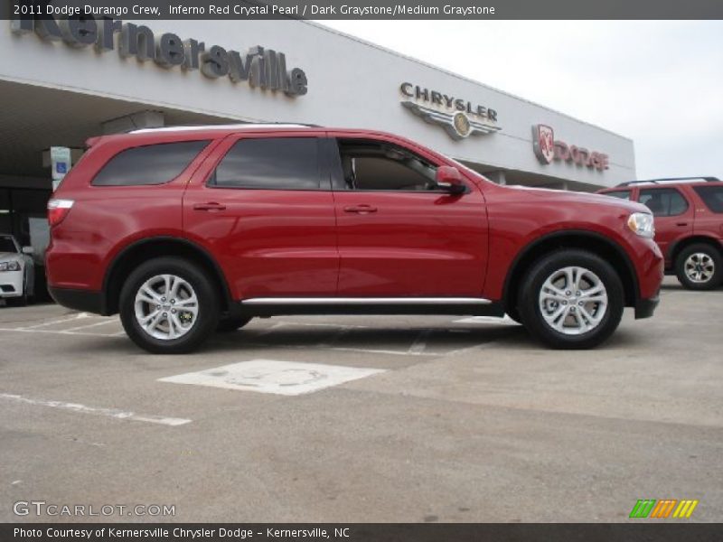 Inferno Red Crystal Pearl / Dark Graystone/Medium Graystone 2011 Dodge Durango Crew