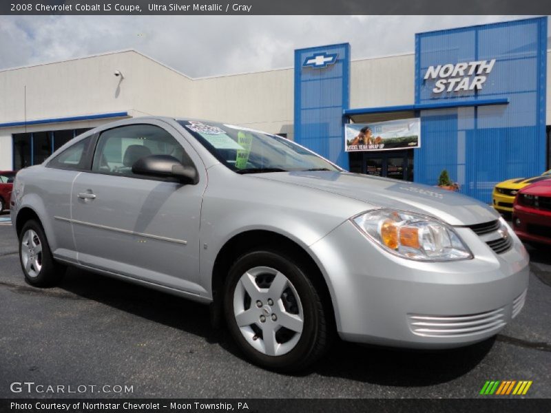 Ultra Silver Metallic / Gray 2008 Chevrolet Cobalt LS Coupe