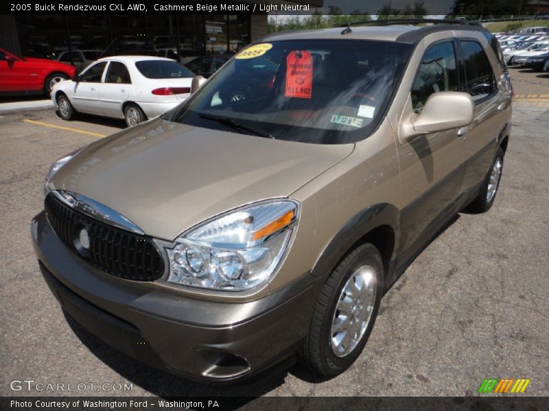 Cashmere Beige Metallic / Light Neutral 2005 Buick Rendezvous CXL AWD