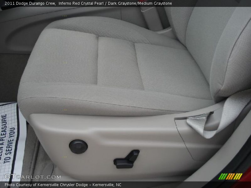 Inferno Red Crystal Pearl / Dark Graystone/Medium Graystone 2011 Dodge Durango Crew