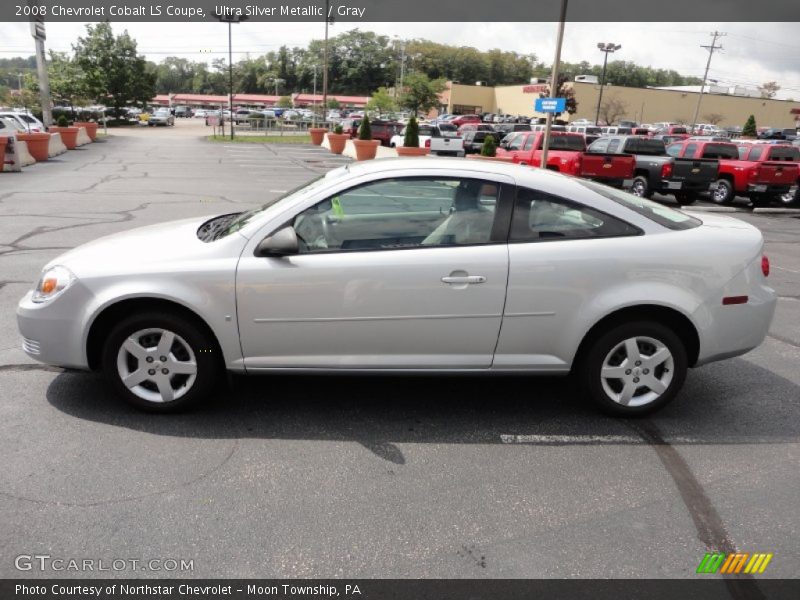 Ultra Silver Metallic / Gray 2008 Chevrolet Cobalt LS Coupe
