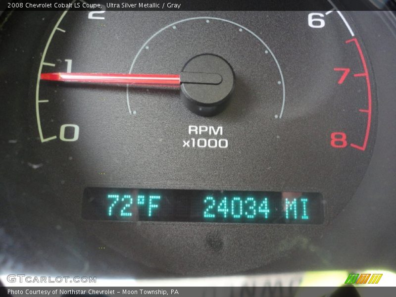 Ultra Silver Metallic / Gray 2008 Chevrolet Cobalt LS Coupe