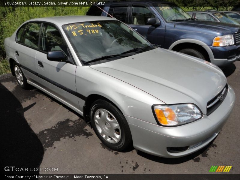 Silver Stone Metallic / Gray 2002 Subaru Legacy L Sedan