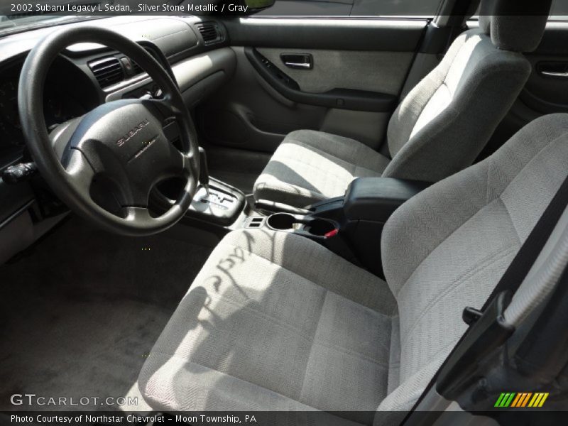 Silver Stone Metallic / Gray 2002 Subaru Legacy L Sedan