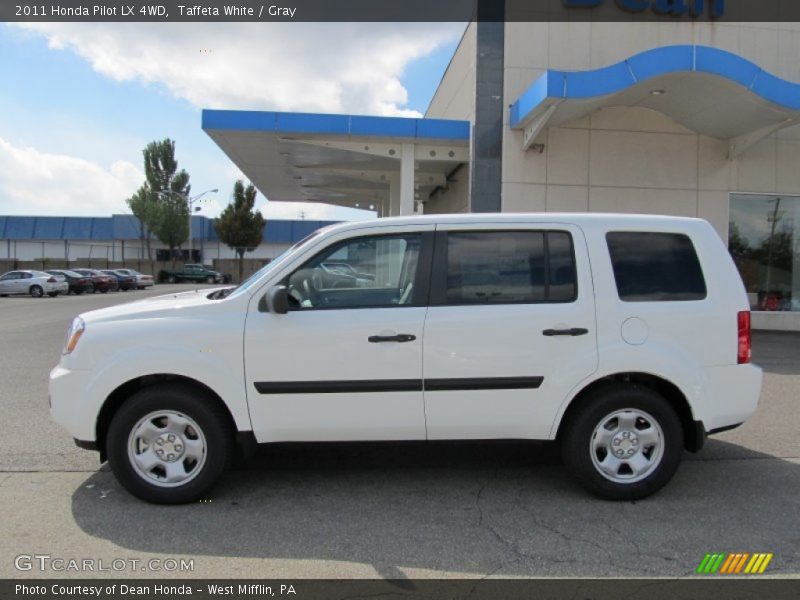 Taffeta White / Gray 2011 Honda Pilot LX 4WD
